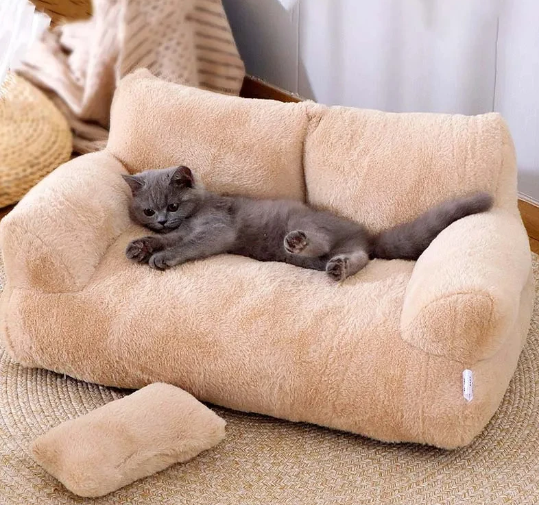 Calming Pet Sofa in use